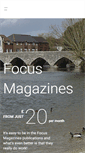 Mobile Screenshot of focus-magazines.co.uk